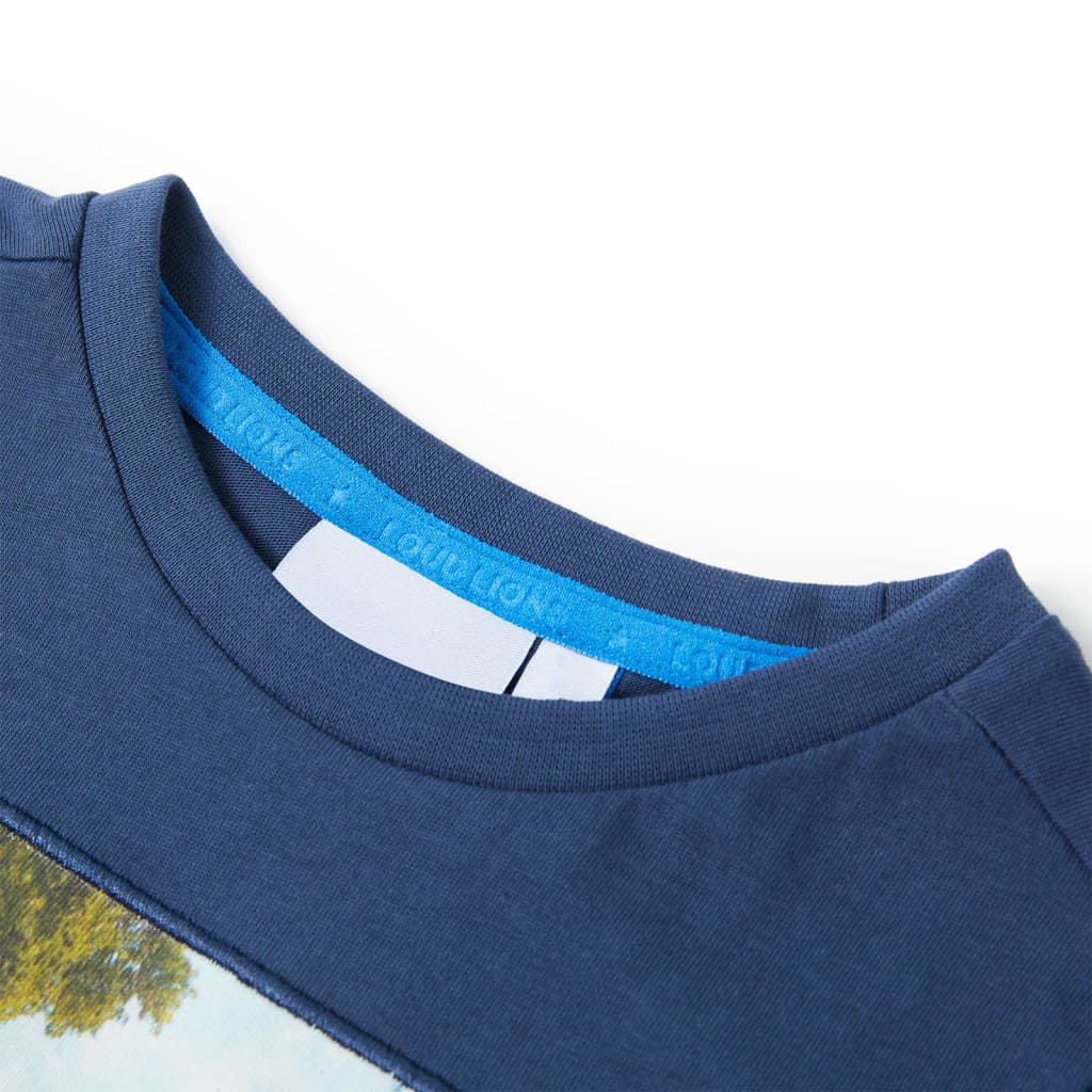 T-shirt enfant Bleu foncé 116
