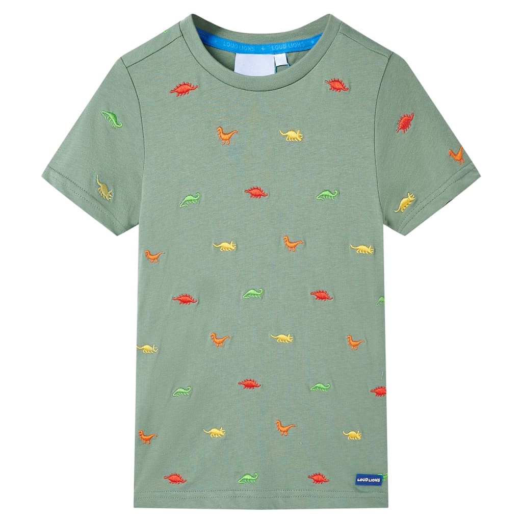 Kids' Short-Sleeve T-Shirt Khaki 104