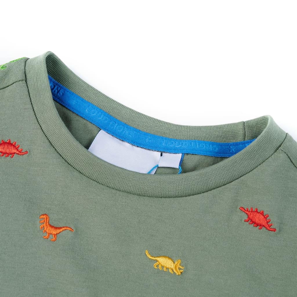 Kids' Short-Sleeve T-Shirt Khaki 104