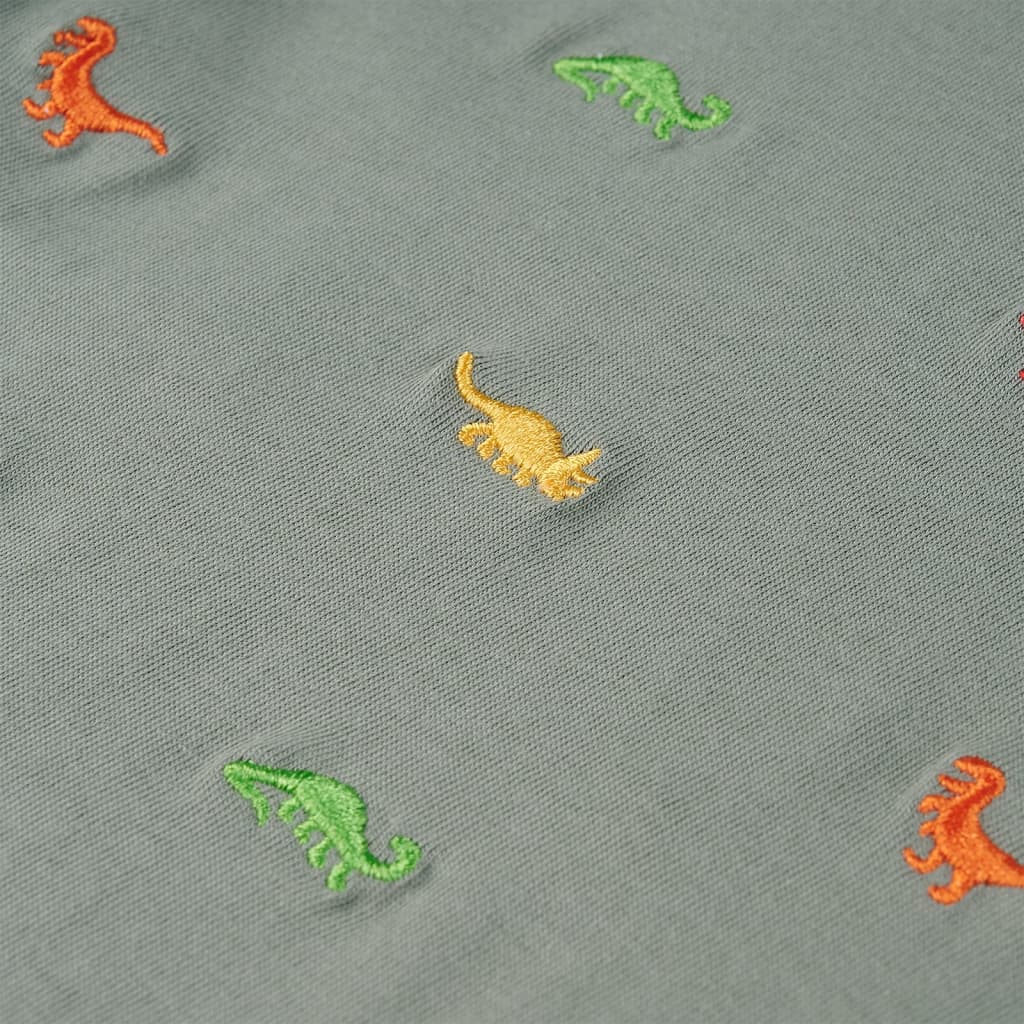 Kids' Short-Sleeve T-Shirt Khaki 104