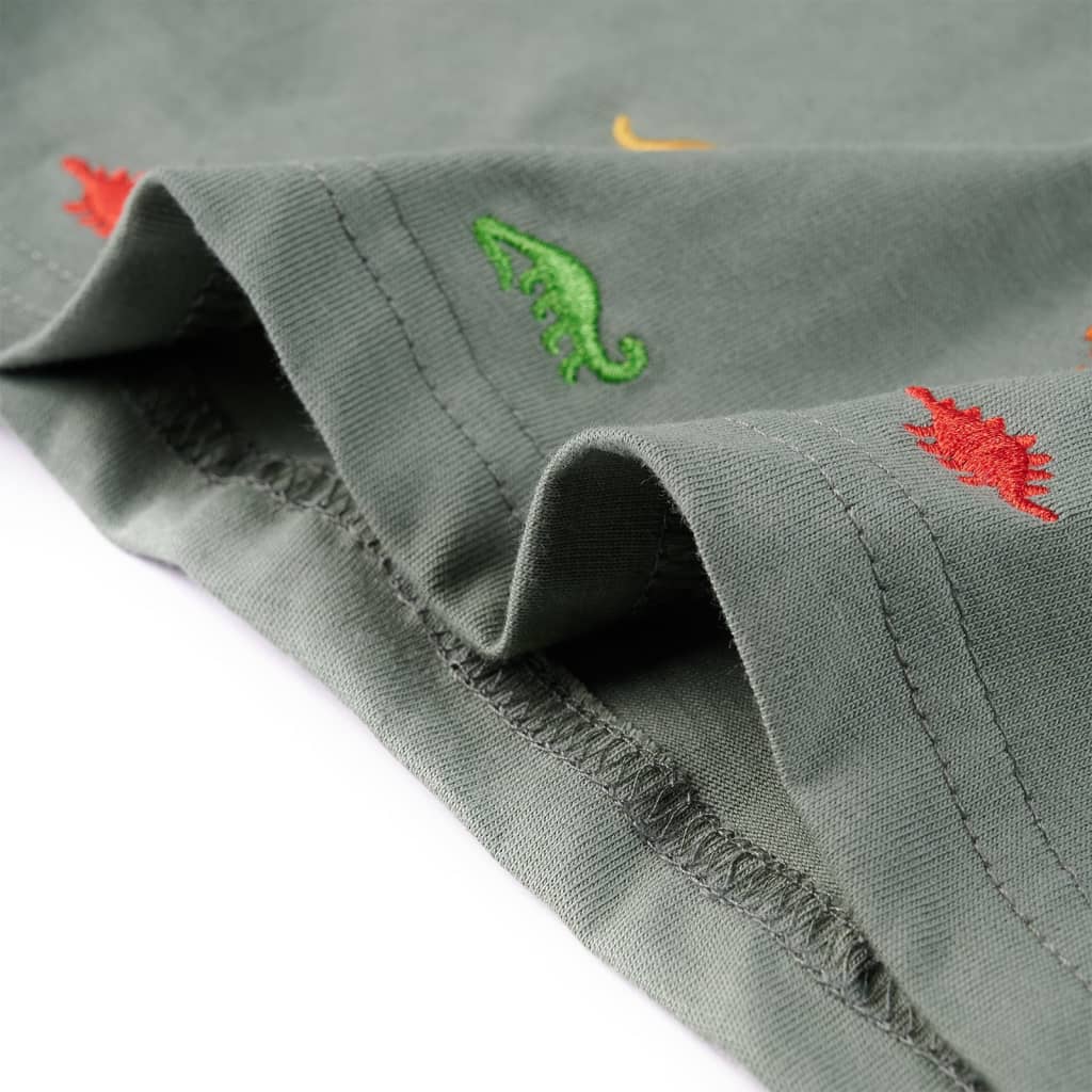 Kids' Short-Sleeve T-Shirt Khaki 104