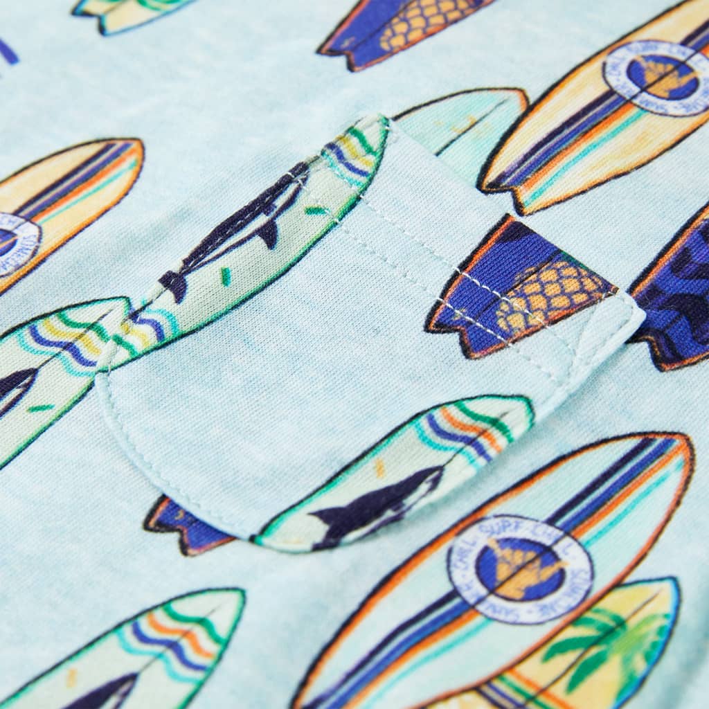 Kids' Tank Top Light Blue Mélange 128