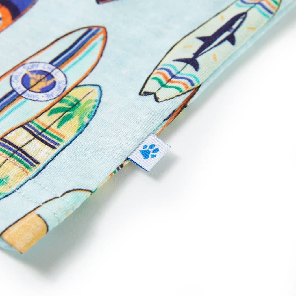 Kids' Tank Top Light Blue Mélange 128