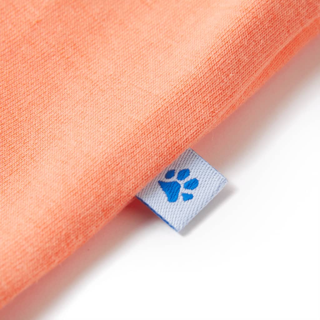 T-shirt enfant orange fluo 128