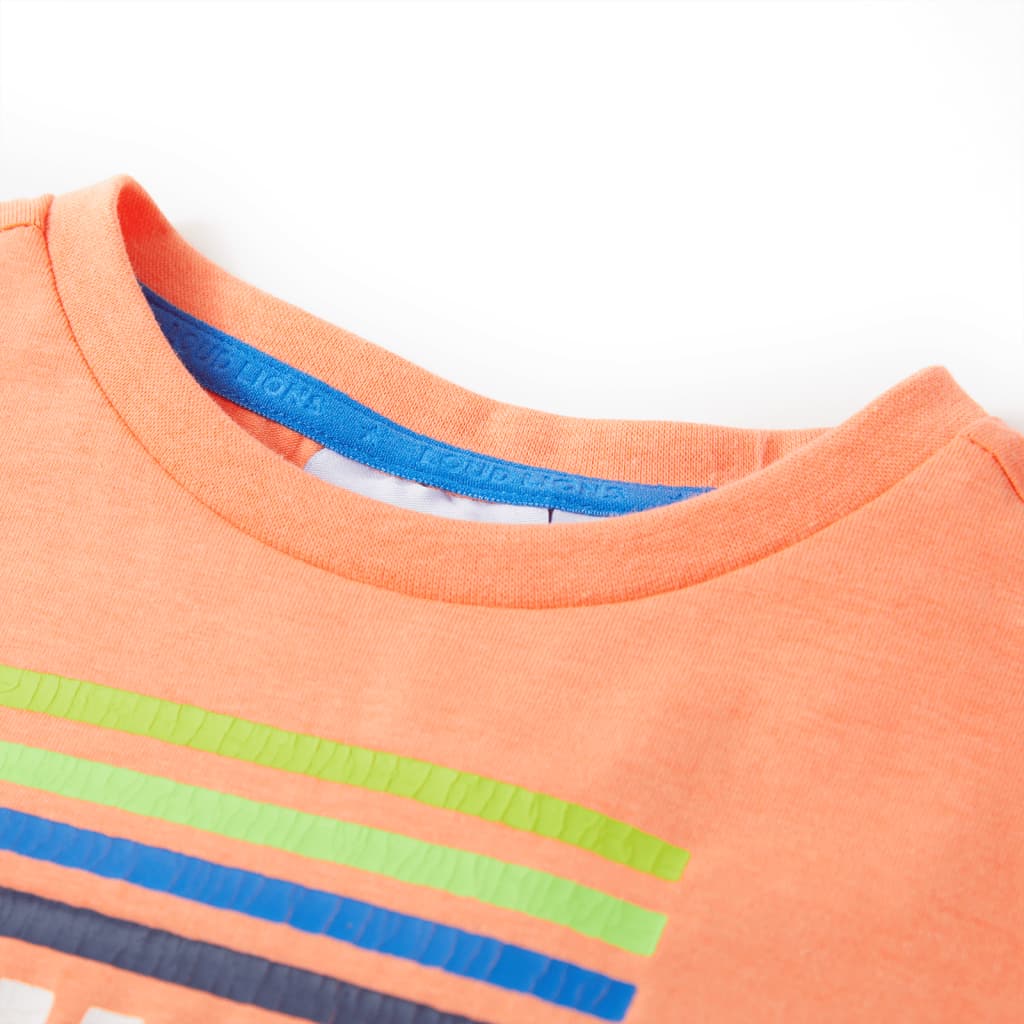 Kids' T-Shirt Neon Orange 140