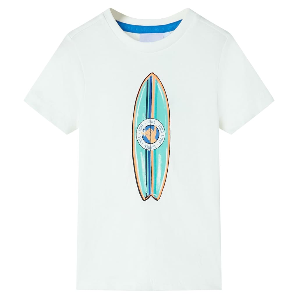 T-shirt manches courtes enfant écru 116
