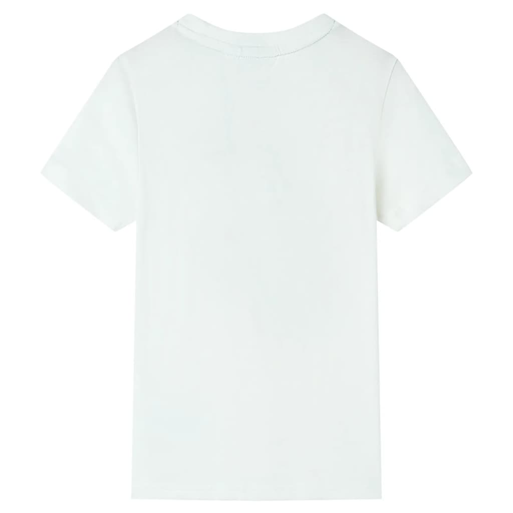 T-shirt manches courtes enfant écru 116