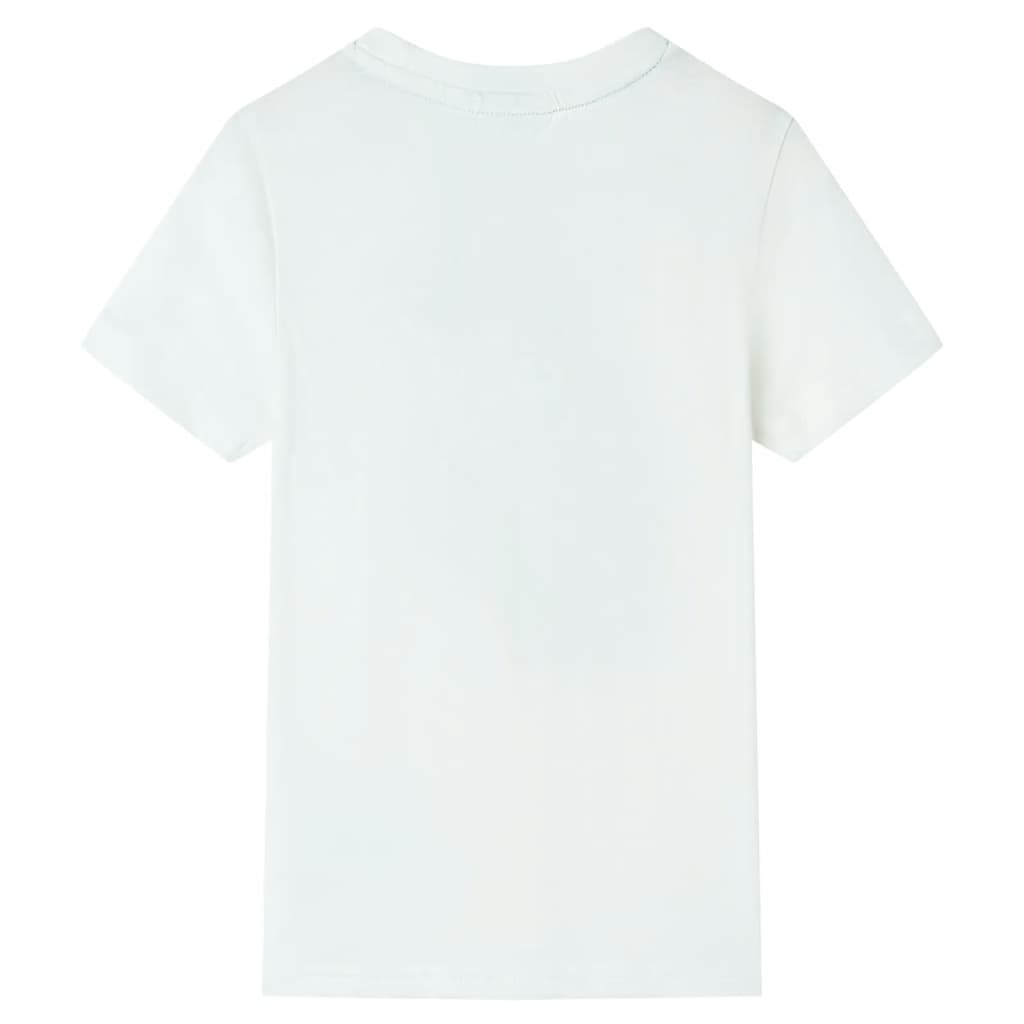 T-shirt à manches courtes enfant écru 140