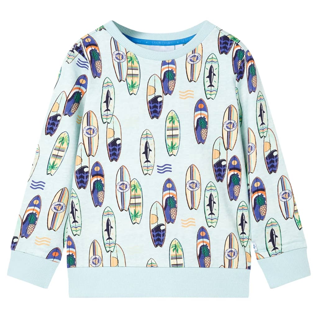 Kids' Sweatshirt Light Blue Melange 128