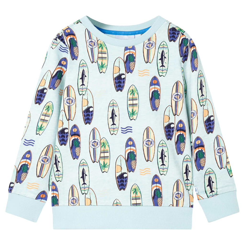 Kids' Sweatshirt Light Blue Melange 140