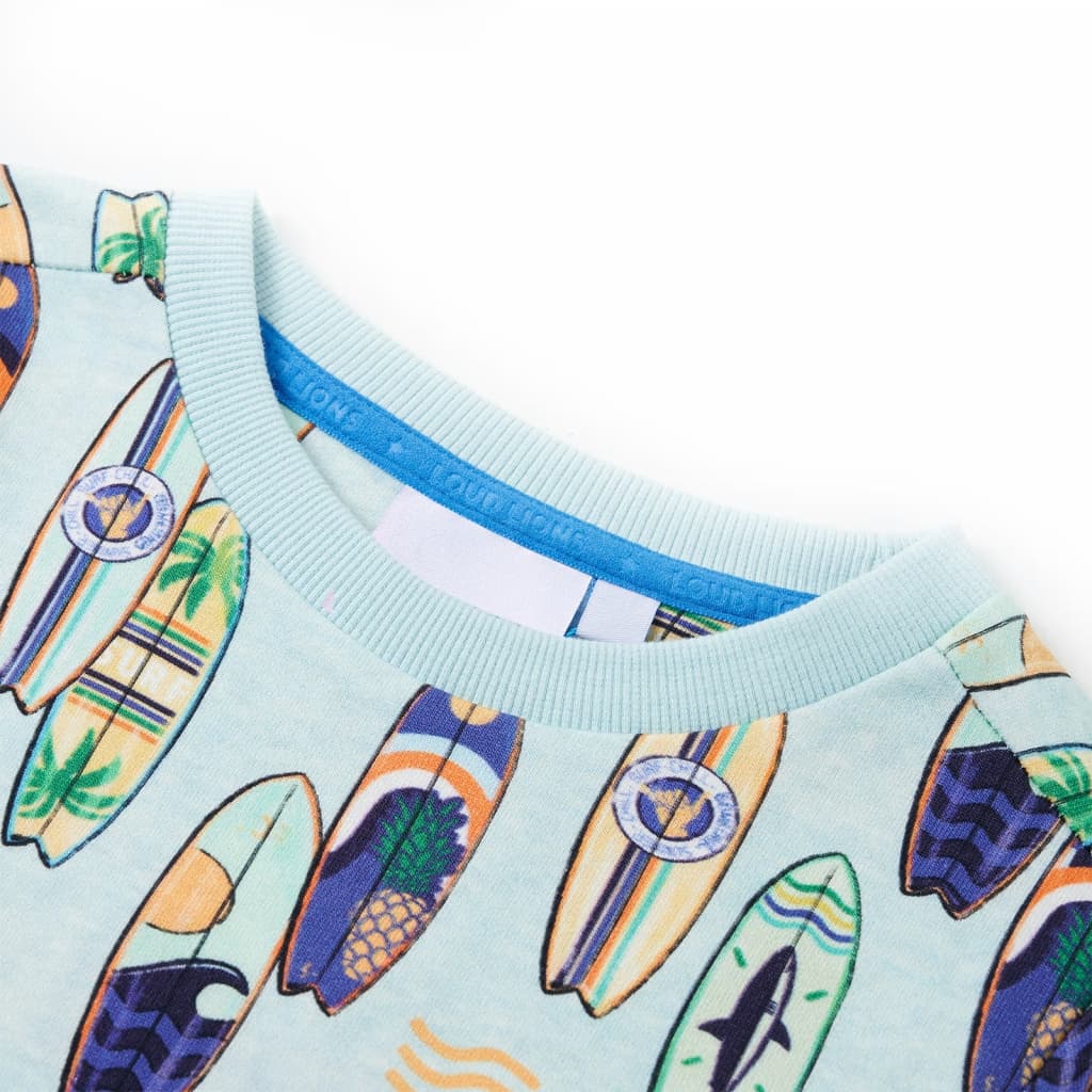 Kids' Sweatshirt Light Blue Melange 140