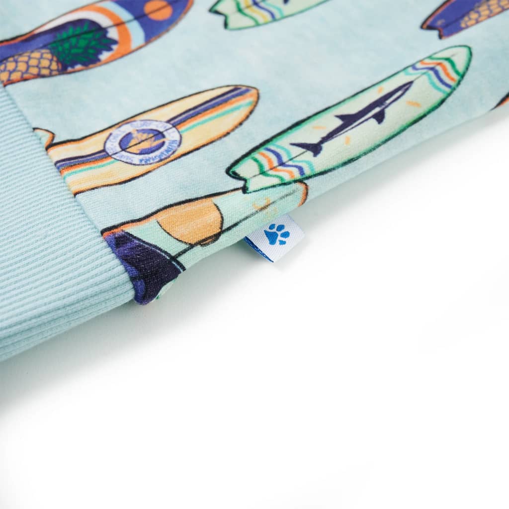 Kids' Sweatshirt Light Blue Melange 140