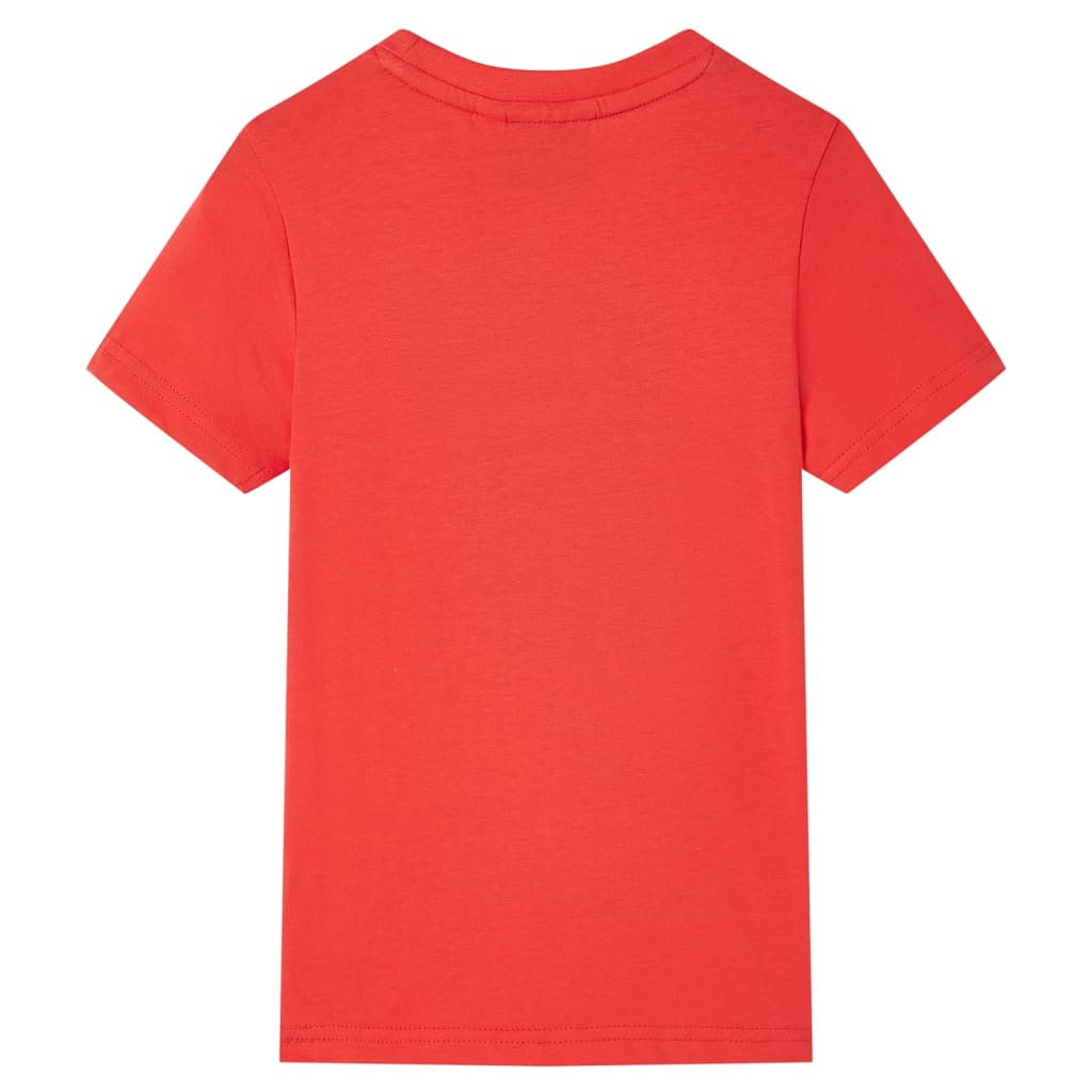 Kids' Short-Sleeve T-Shirt Red 140
