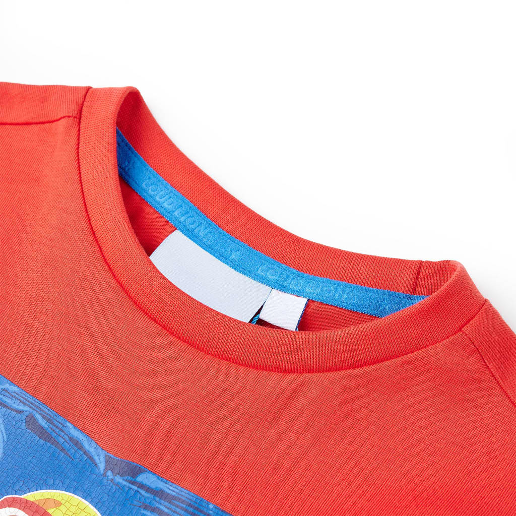 Kids' Short-Sleeve T-Shirt Red 140