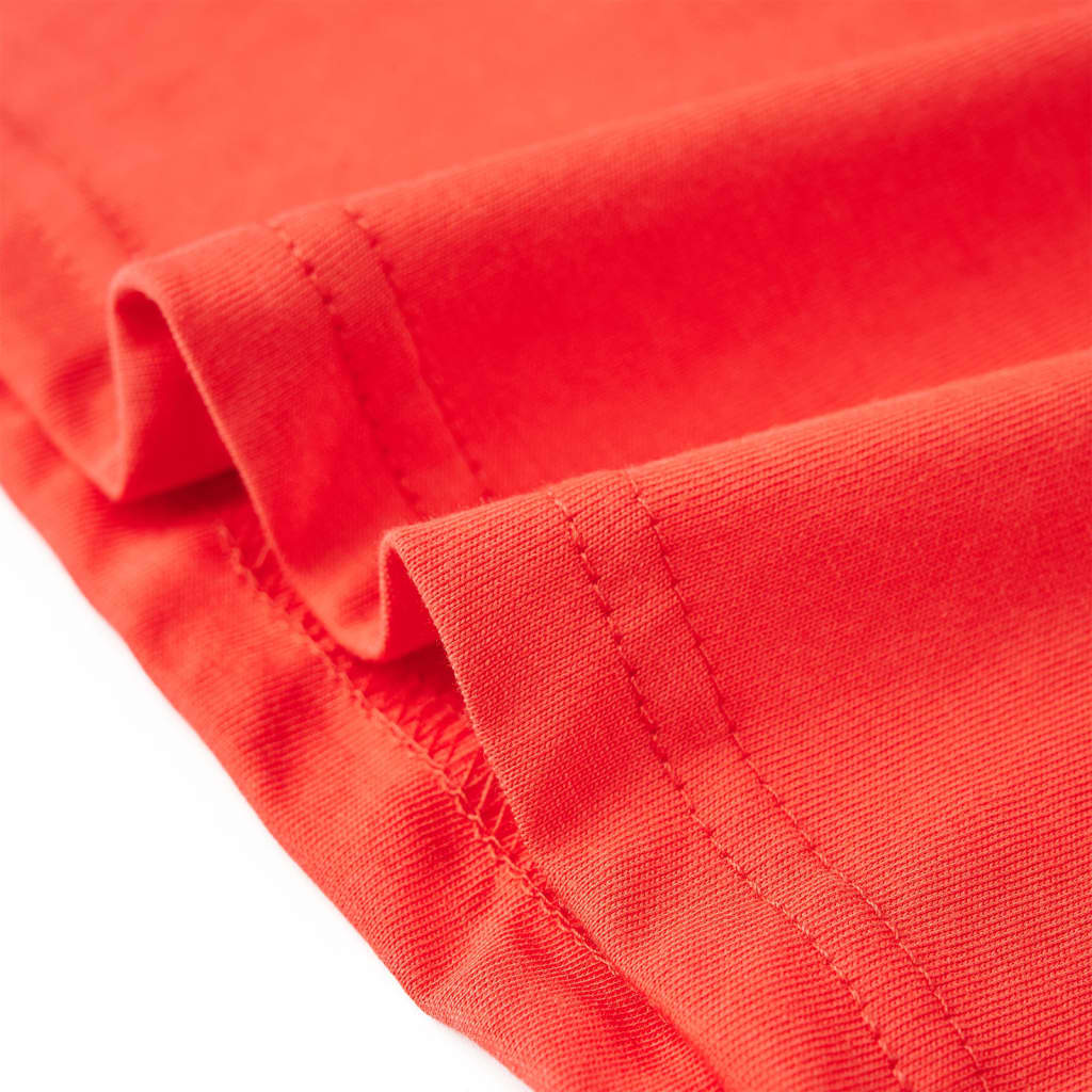 Kids' Short-Sleeve T-Shirt Red 140