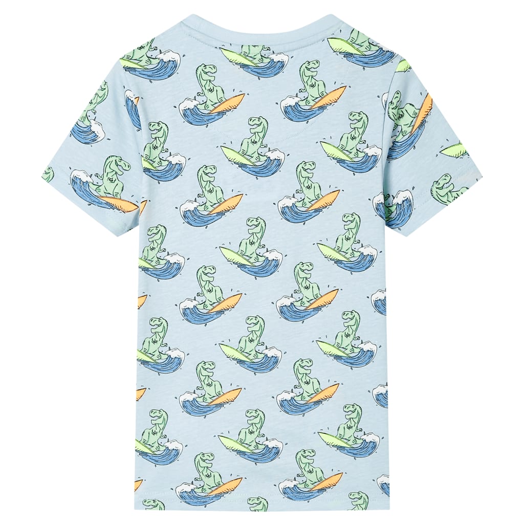 Kinderpyjama mit Kurzen Ärmeln Hellblau 104