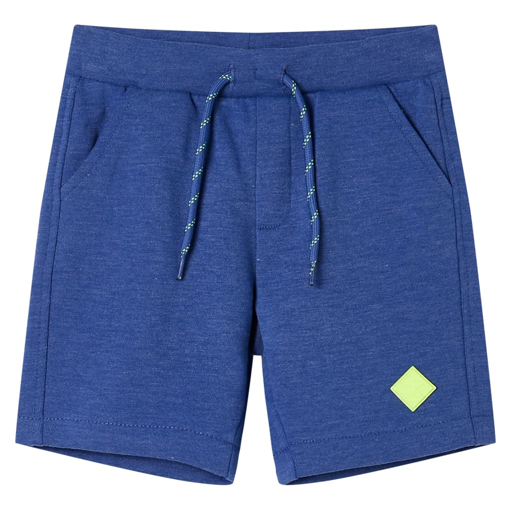 Kids' Shorts with Drawstring Blue Mélange 116