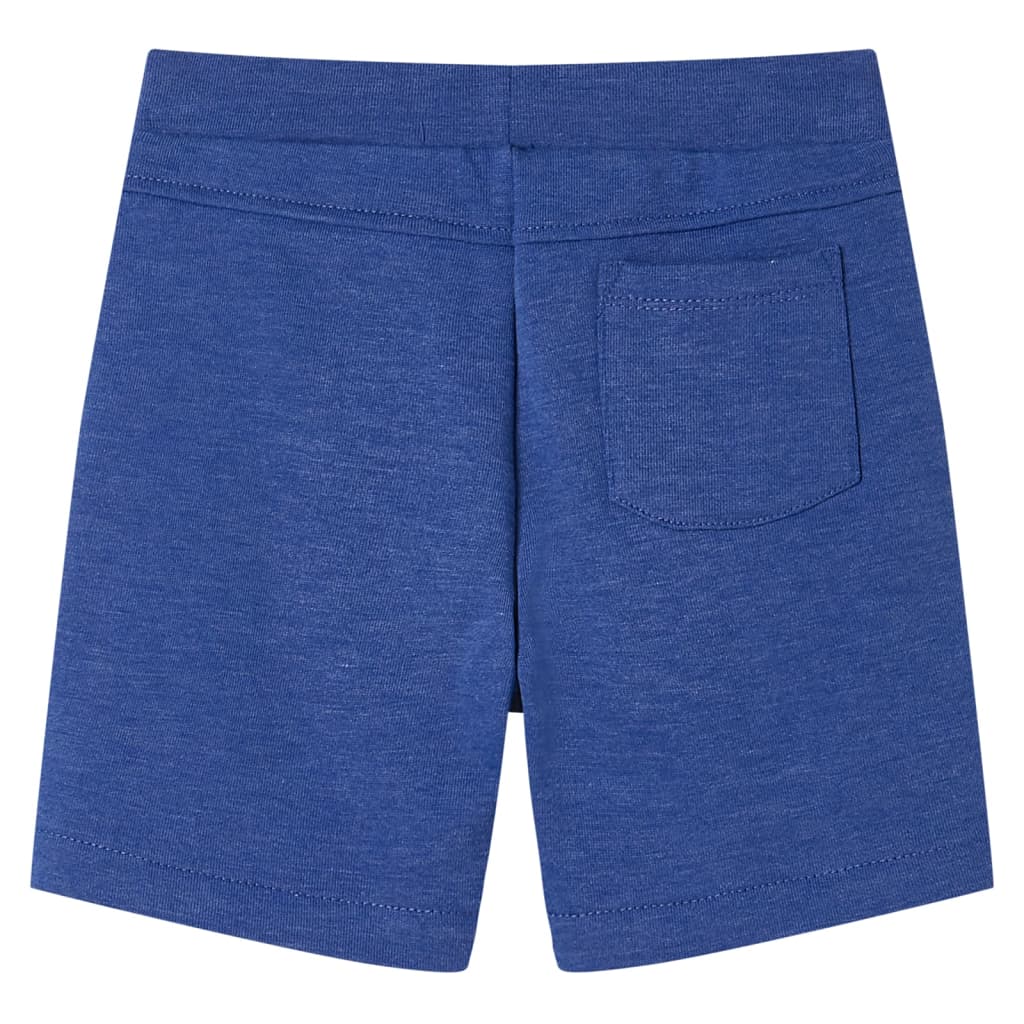Kids' Shorts with Drawstring Blue Mélange 116