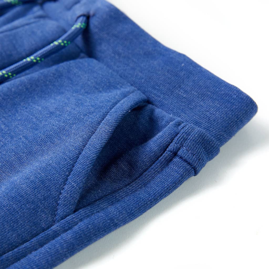Kids' Shorts with Drawstring Blue Mélange 116
