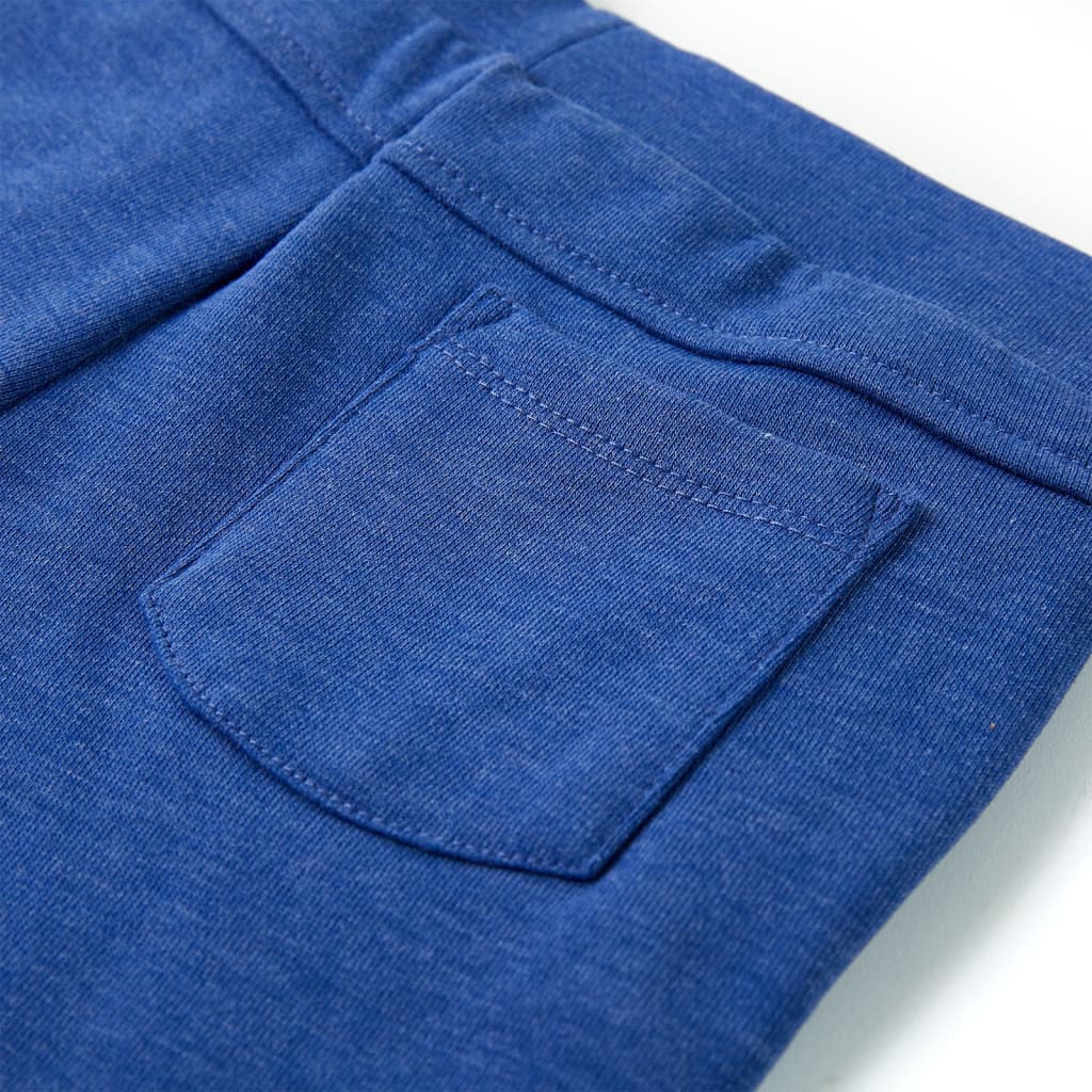Kids' Shorts with Drawstring Blue Mélange 116