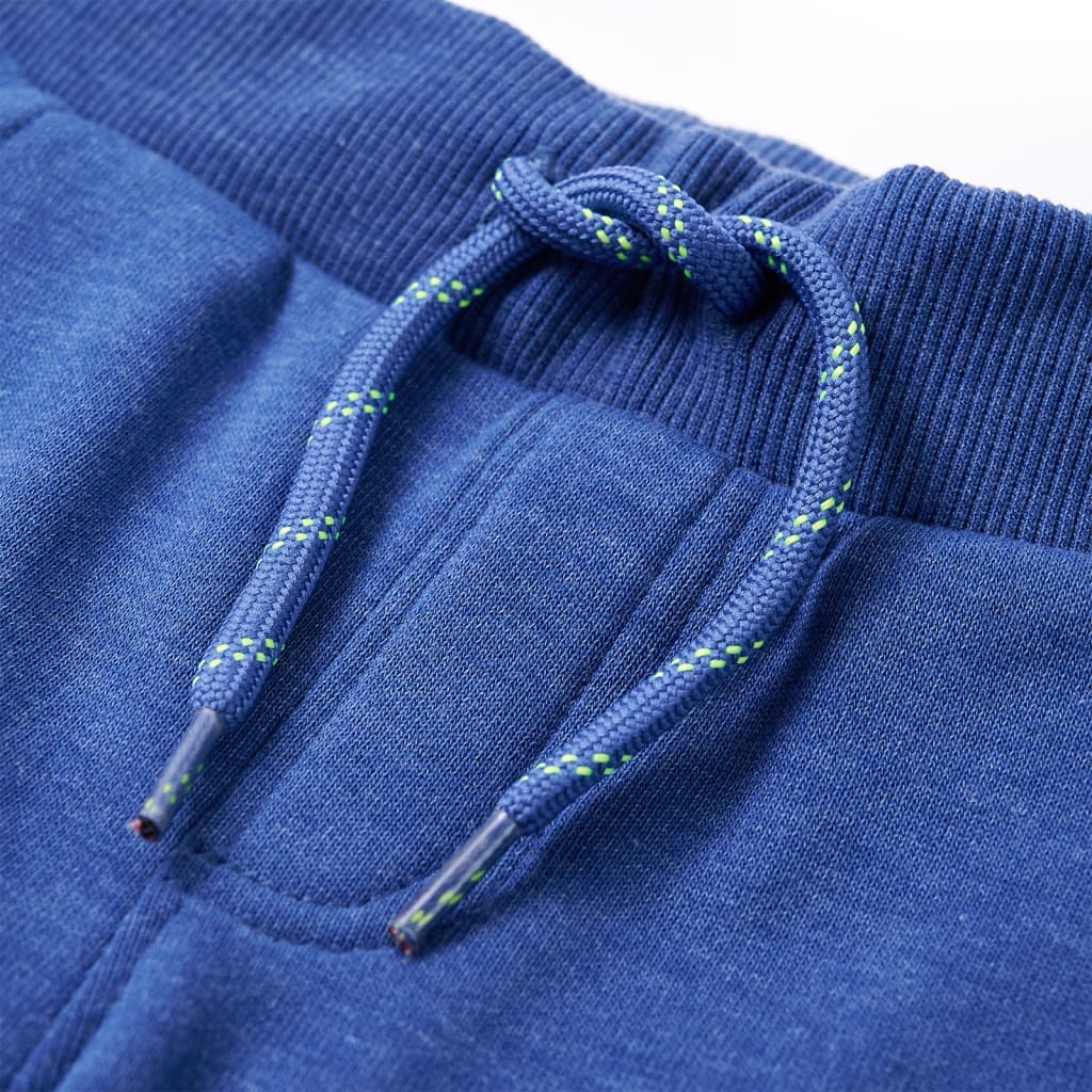 Pantalon de survêtement enfant bleu chiné 104