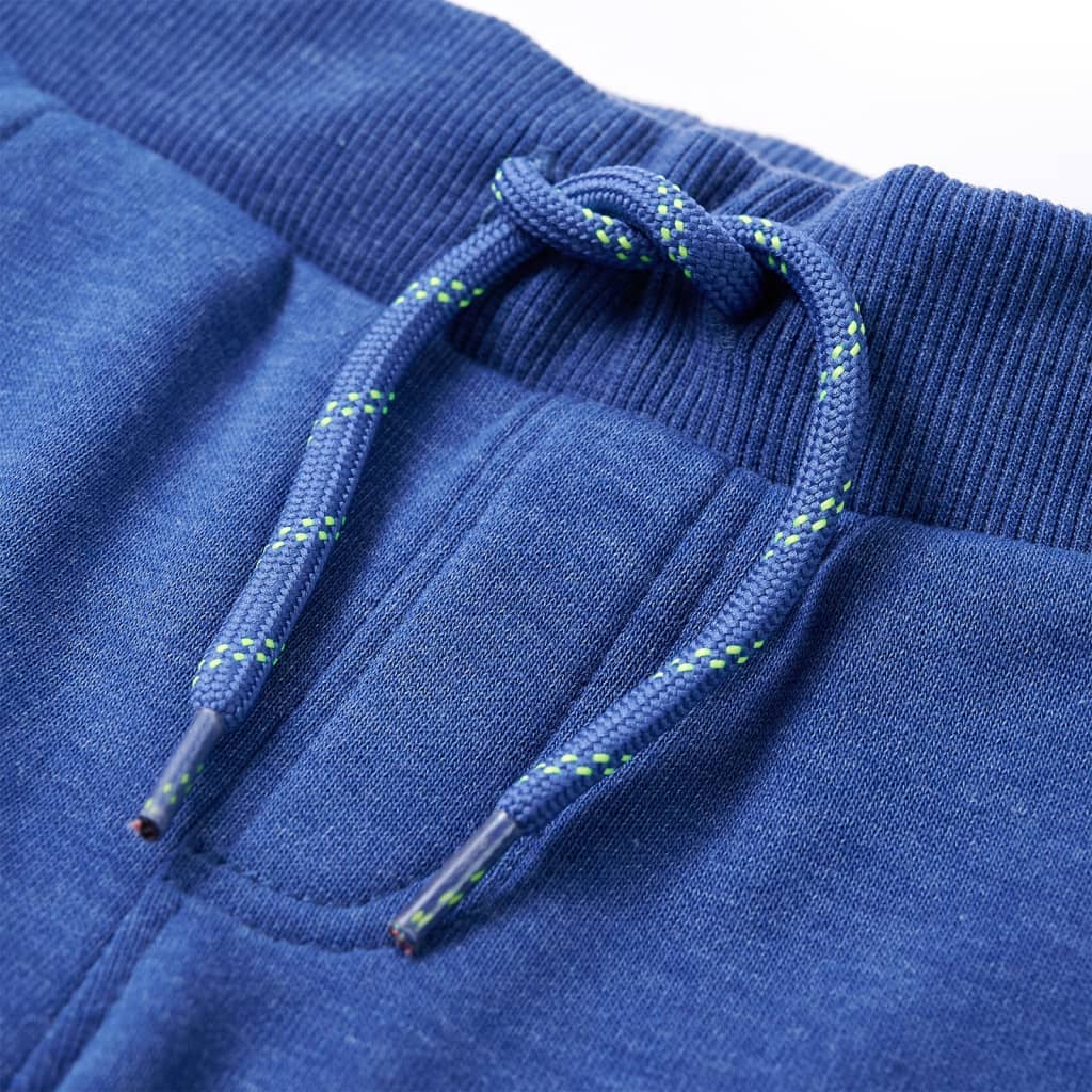 Pantalon de sport pour enfant bleu chiné 128