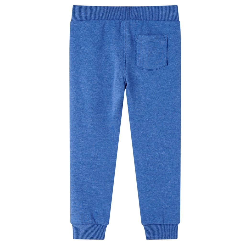 Pantalon d'entraînement enfant bleu chiné 140