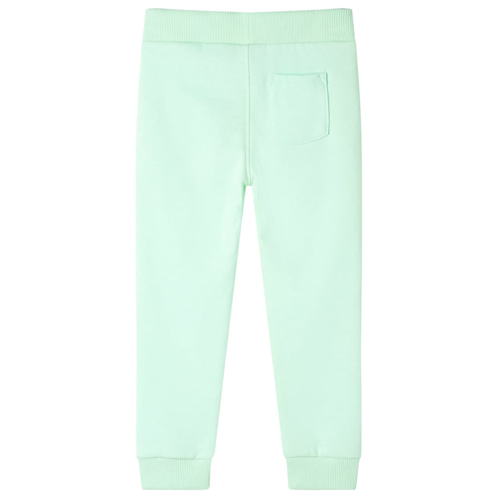 Pantalon de survêtement enfant vert vif 104