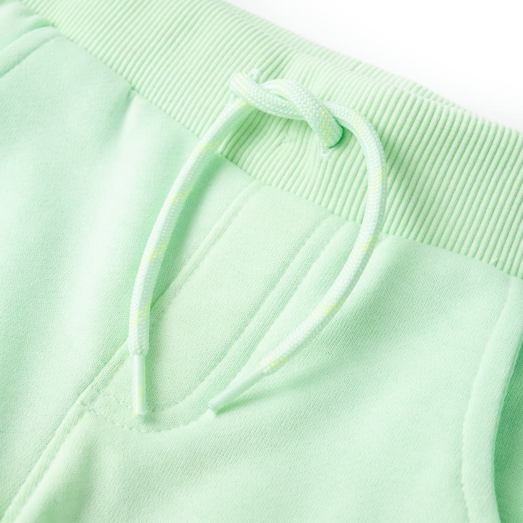 Pantalon de survêtement enfant vert vif 104