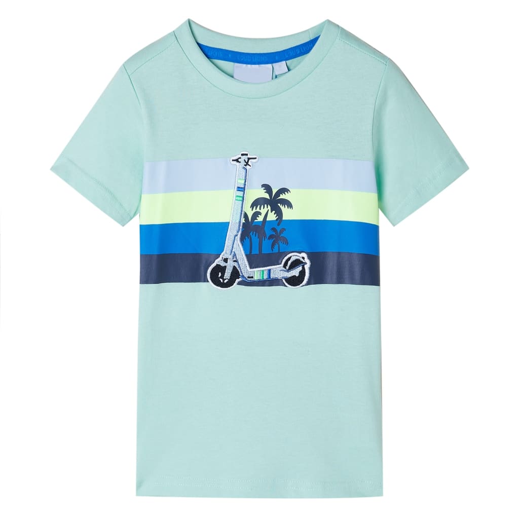 Kids' T-Shirt Light Mint Green 140