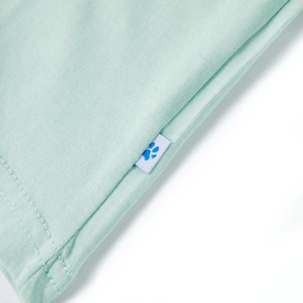 Kids' T-Shirt Light Mint Green 140