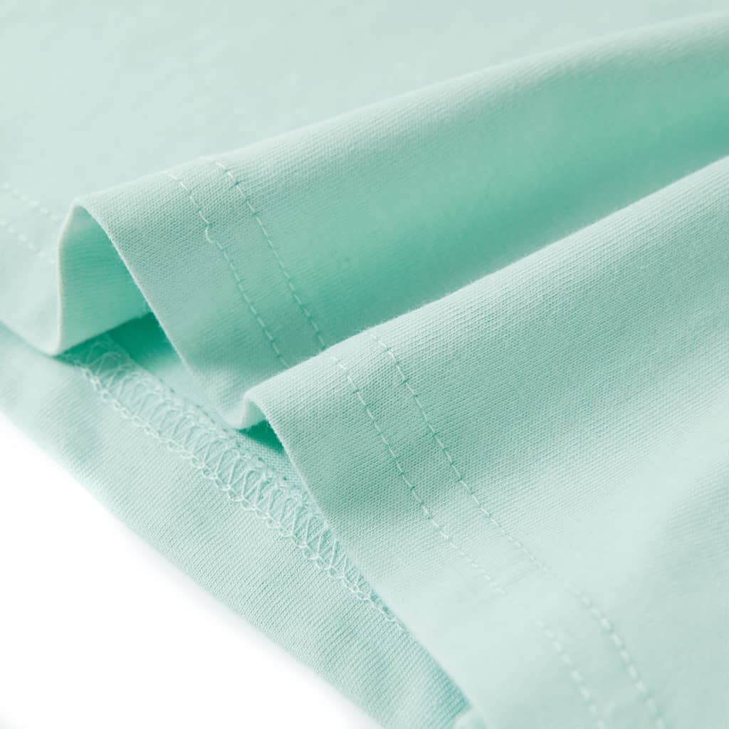 Kids' T-Shirt Light Mint Green 140