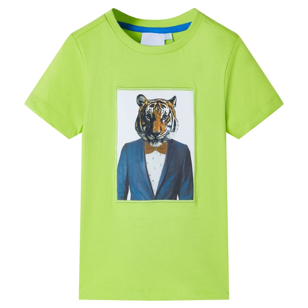 T-shirt enfant à manches courtes Citron vert 116