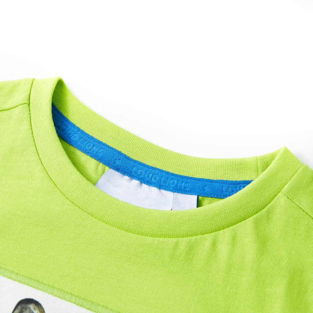 T-shirt enfant à manches courtes Citron vert 116