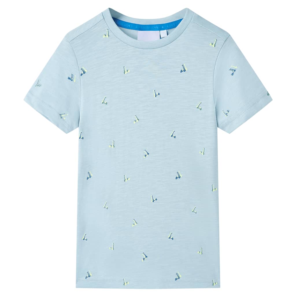 T-shirt enfant bleu clair 116