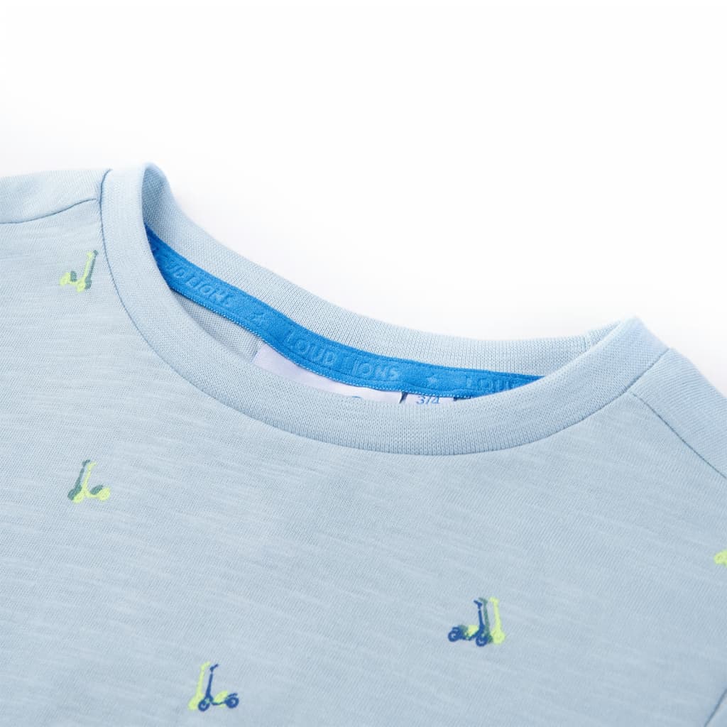 T-shirt enfant bleu clair 116