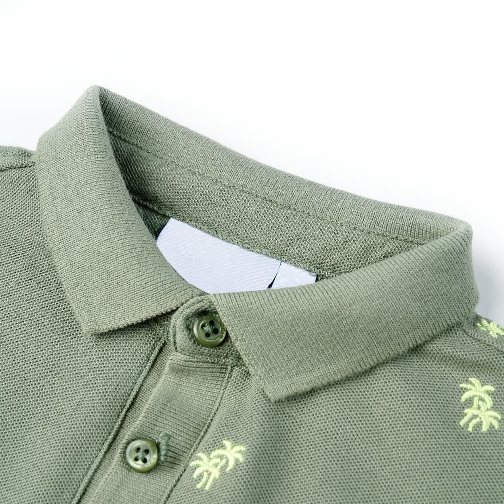 Polo enfant kaki 104
