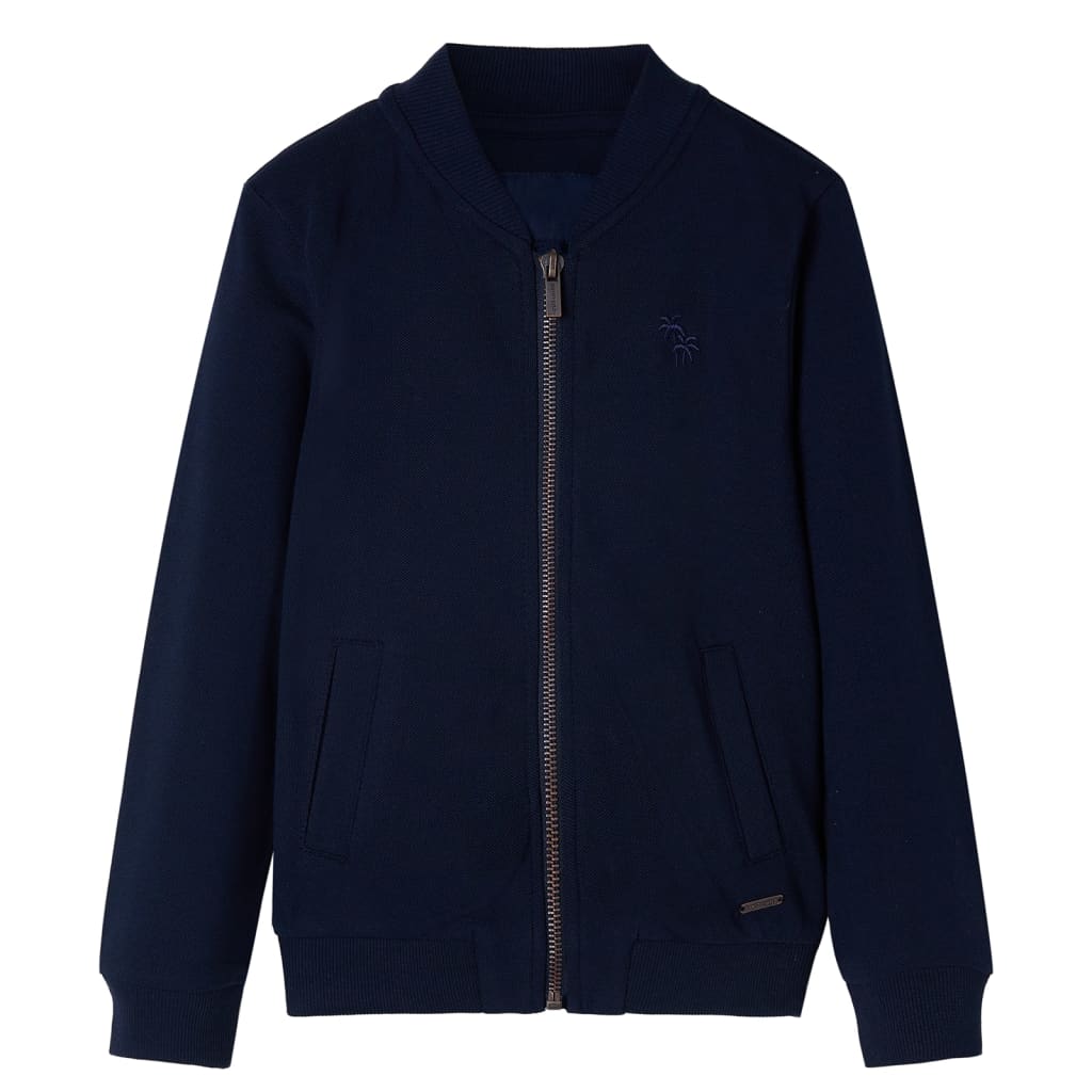 Sweatshirt zippé enfant Marine 104