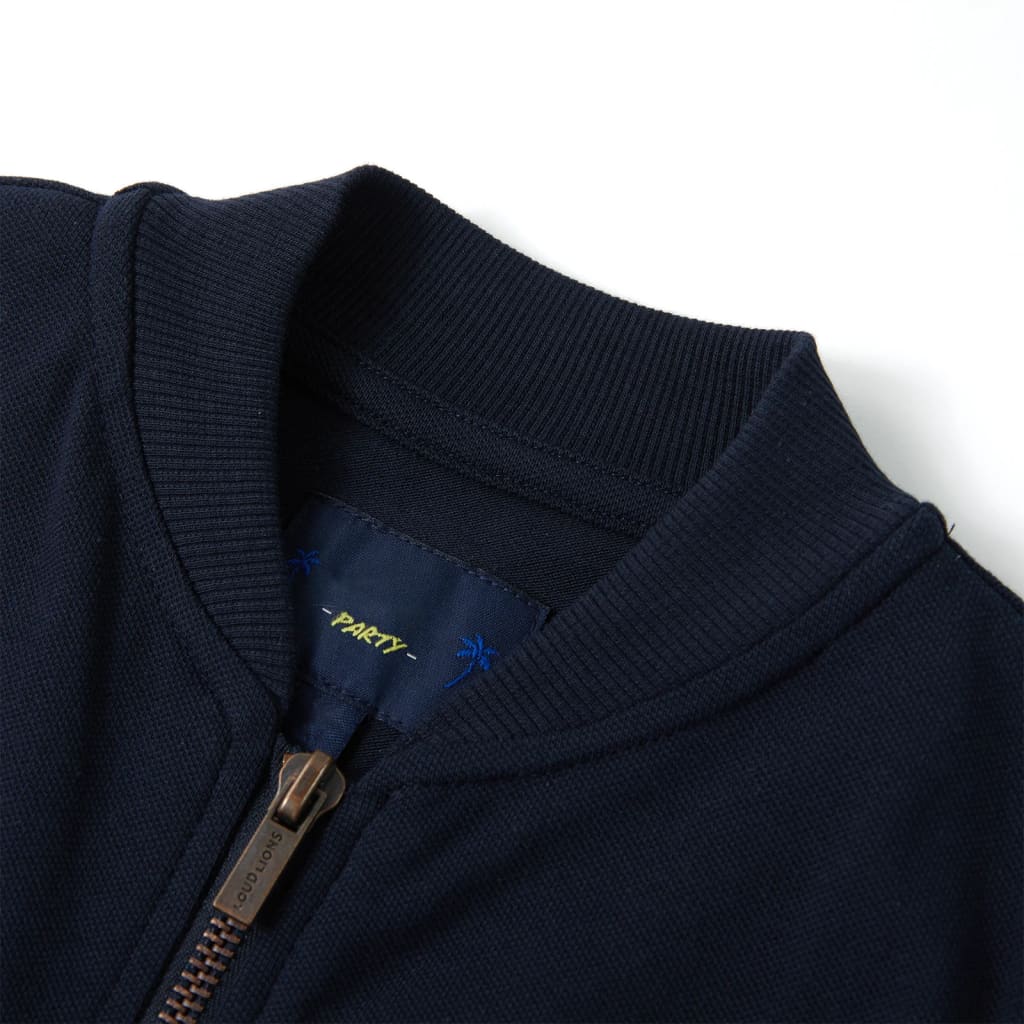 Sweatshirt zippé enfant Marine 104