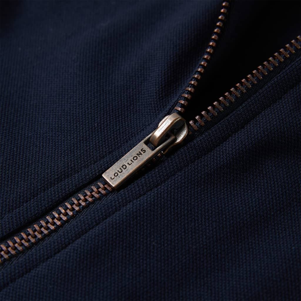 Sweat-shirt zippé enfant Marine 116