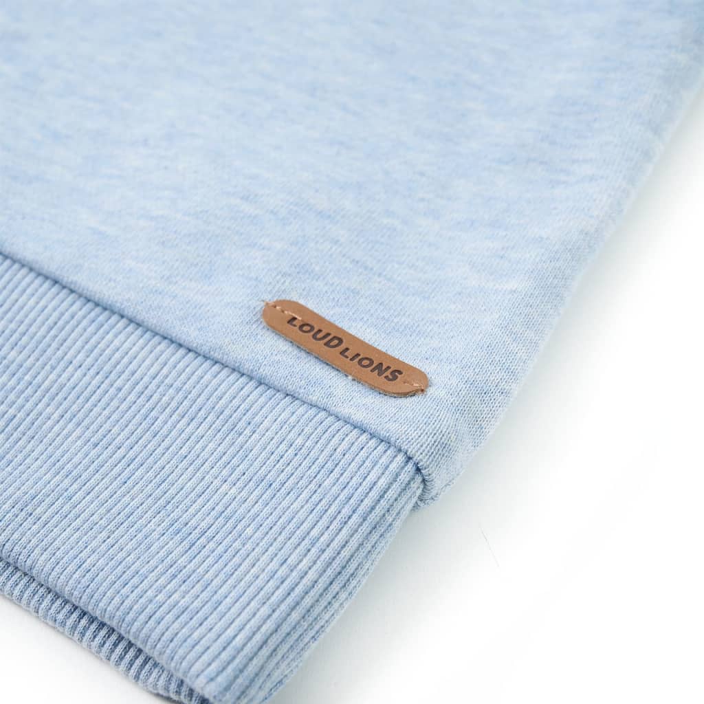 Kids' Sweatshirt Light Blue Melange 140