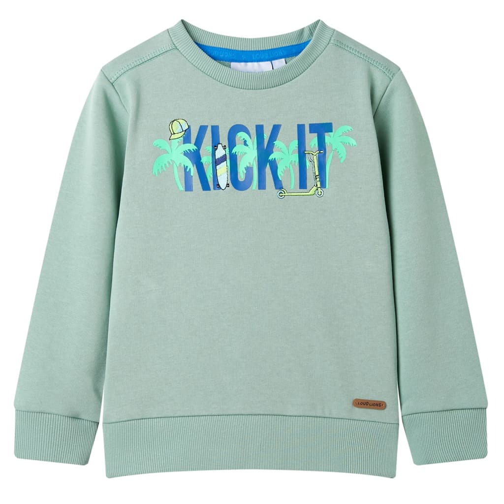 Sweat-shirt enfant Kaki clair 116