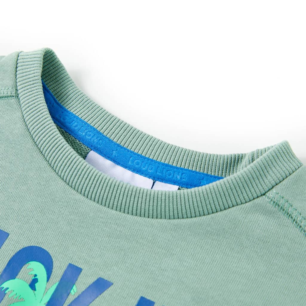 Sweat-shirt enfant Kaki clair 128