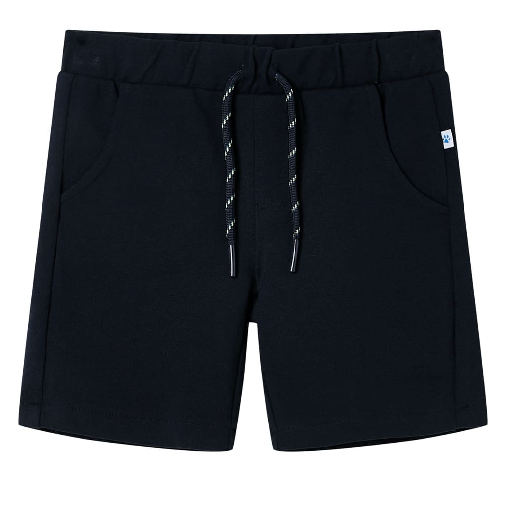 Kids' Shorts with Drawstring Navy Blue 92