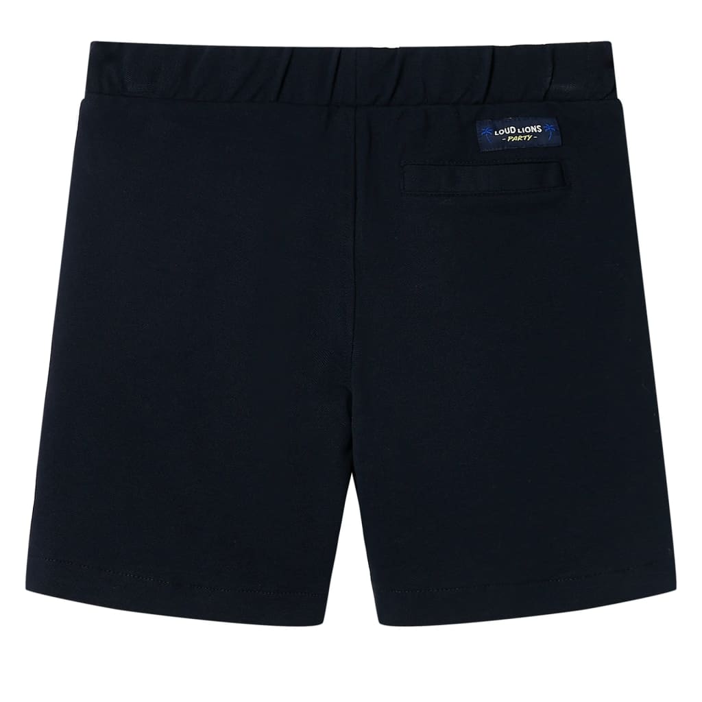 Kids' Shorts with Drawstring Navy Blue 92