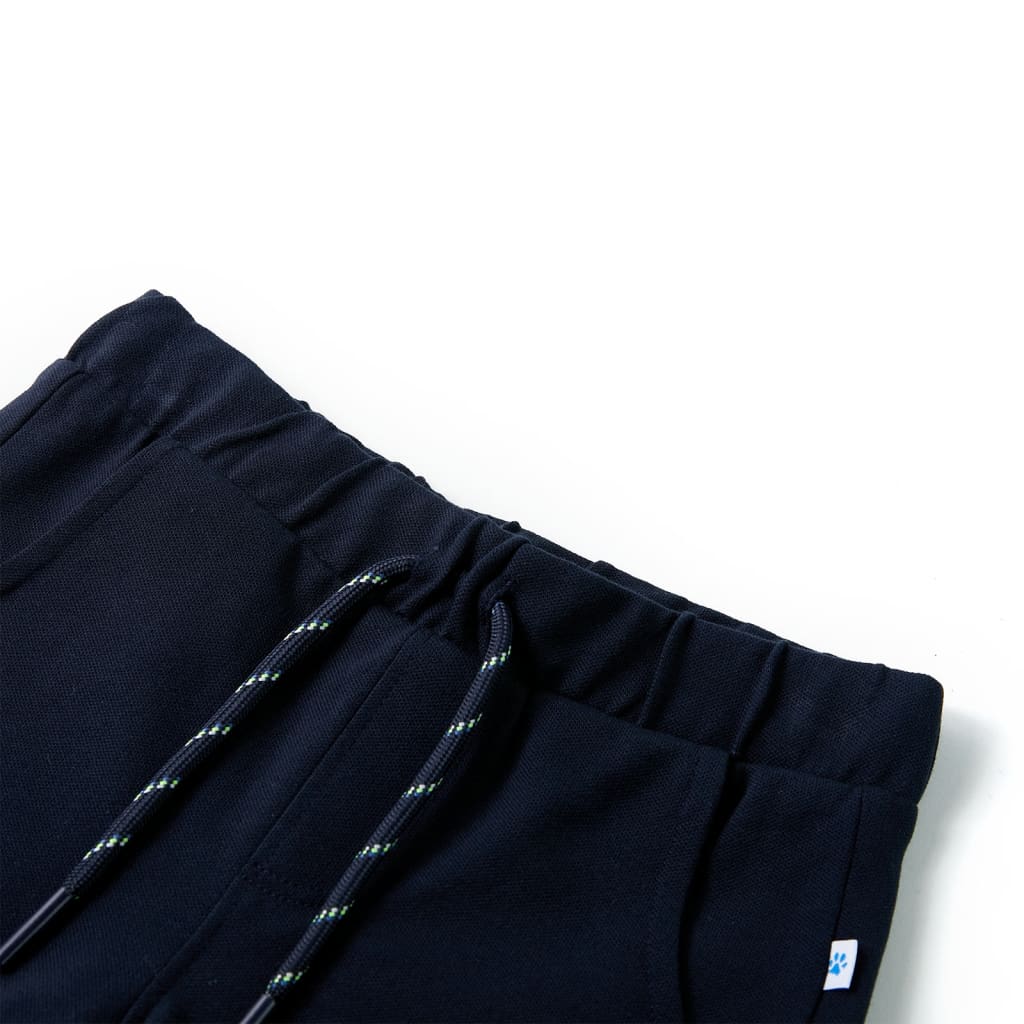 Short pour enfants avec cordon de serrage bleu marine 116
