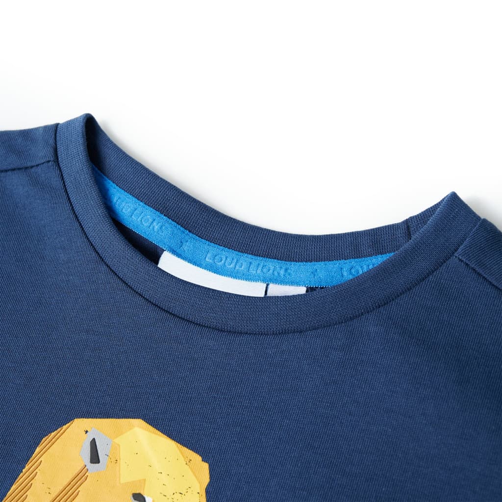 T-shirt enfant Bleu marine 128