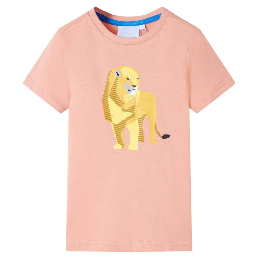 T-shirt enfant orange clair 116