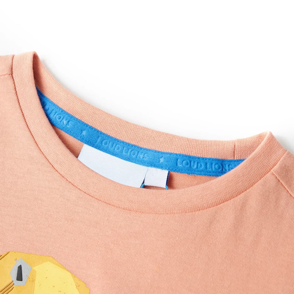 T-shirt enfant orange clair 116