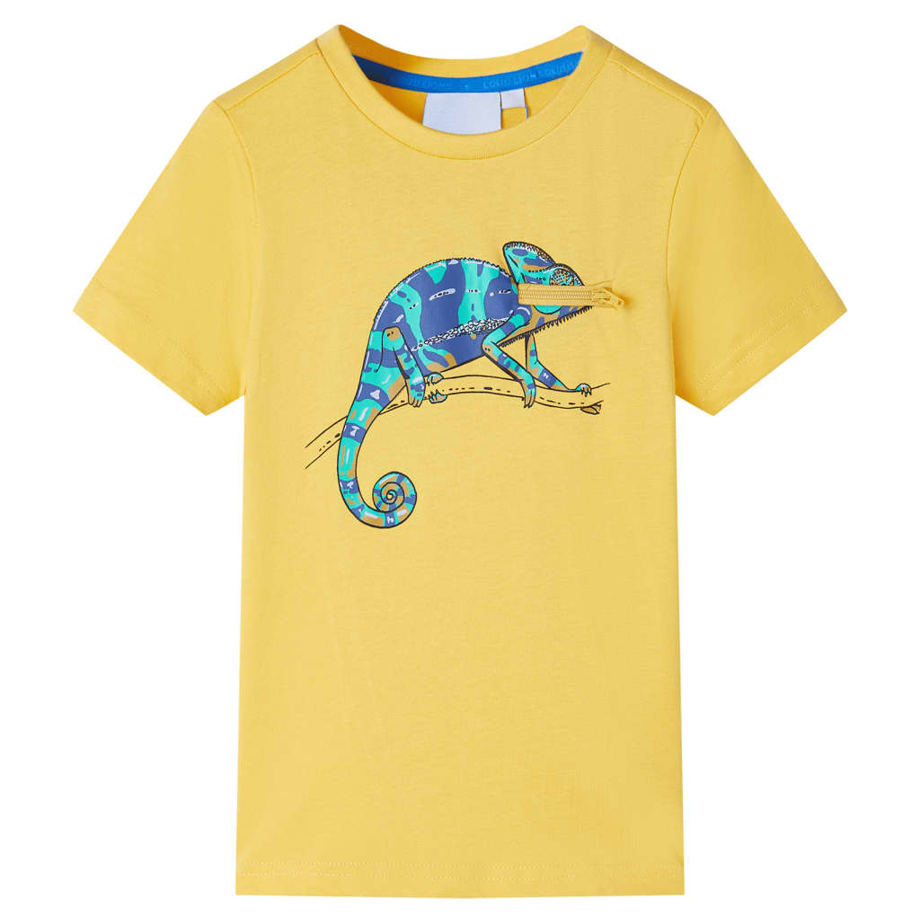 Kids' Short-Sleeve T-Shirt Light Ochre 104